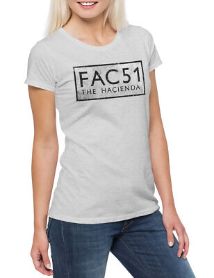 Fac 51 The Hacienda 2 Damen T-Shirt Club Factory Records New Order UK Fac51 Joy