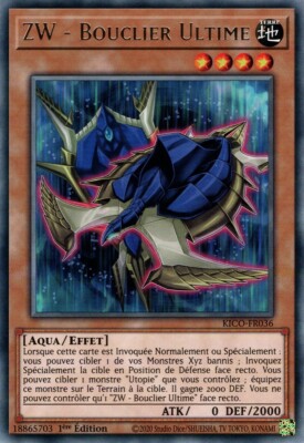 Yu Gi Oh! ZW - Ultimate Shield KICO-FR036 Selten auf Französisch