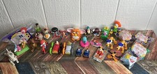 Vintage McDonald's Burger King Wendy's Toy Toys Happy Meal Kids Lot Of 29