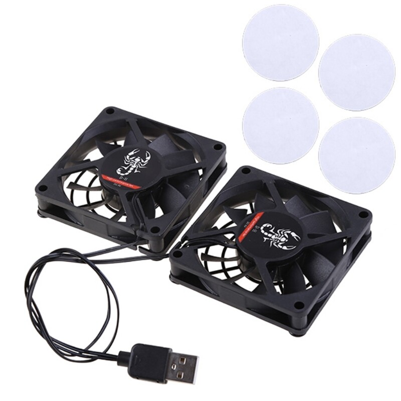 Fan For Router Strong Computer Fan Dual Cooling Fans For Router - USB Powered Heat ...