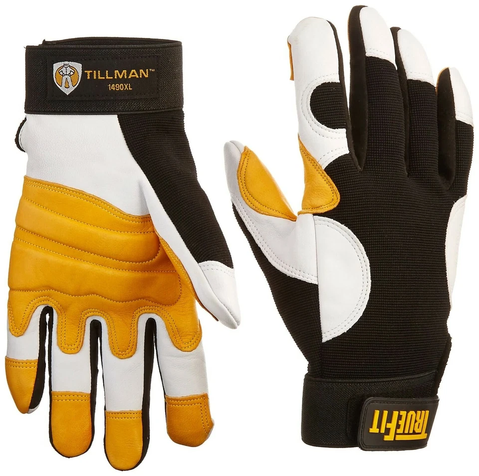 Tillman 1490 Large Ultra True Fit Premium Top Grain Goatskin Work Gloves NEW