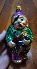 Old World Christmas Pirate with Peg Leg Glass Ornament