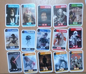 Lot De 15 Cartes Star Wars Leclerc Ebay