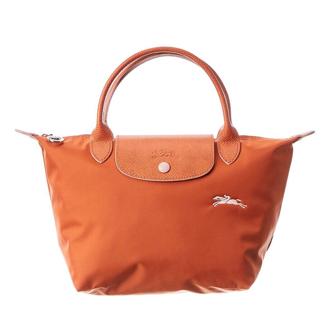 NWT LONGCHAMP Le Pliage Type S Club Small Tote 1621619 Rust ORANGE