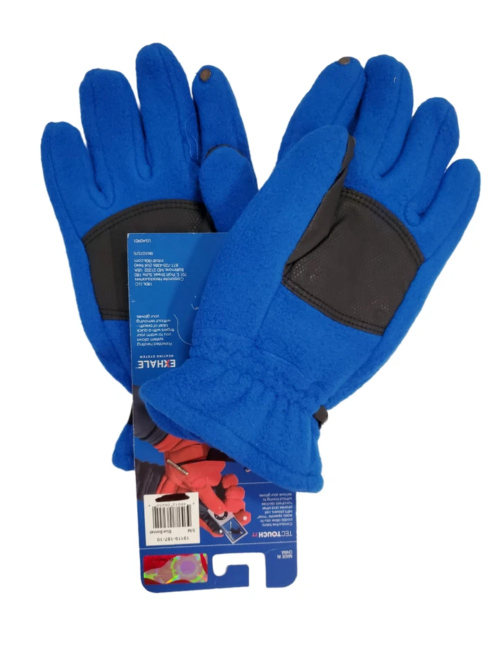 Guantes de Invierno Universitarios Tectouch Kansas Jayhawks Unisex Años 180, Azul Pulsar, S/M Foto 2 de 4