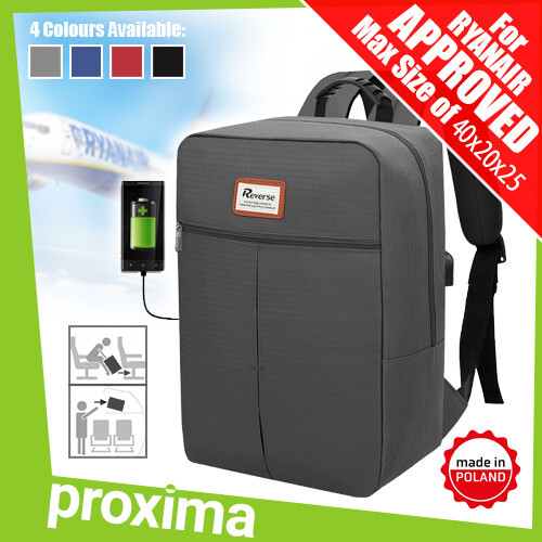 Grey FREE 10kg Holiday City Overhead Locker Boarding Hand Bag