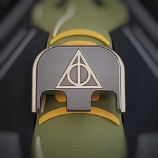  Titanium Glock Back plate Gen 1-5 - Three Hallows