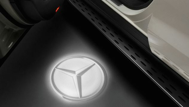 Genuine Mercedes-Benz LED Star Door Logo Projector NEW 2138204503