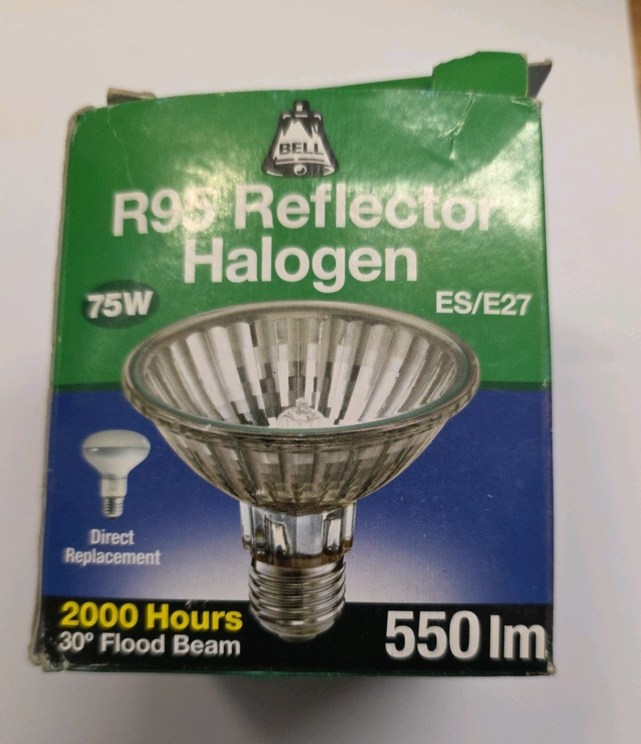 BELL R95 75W HALOGEN REFLECTOR Spot Lamp Light BULB