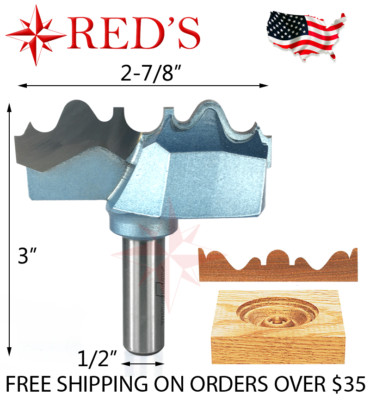 Tideway Carbide IND LC9020A-73 2-7/8"" DIA Bit Router Gambo 1/2 - Foto 3