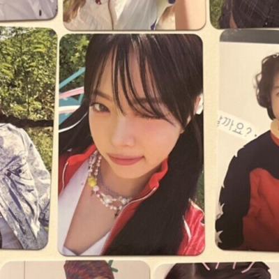 タレントカード LESSERAFIM HONG EUNCHAE MOSHI MOSHI CARD Eunchae