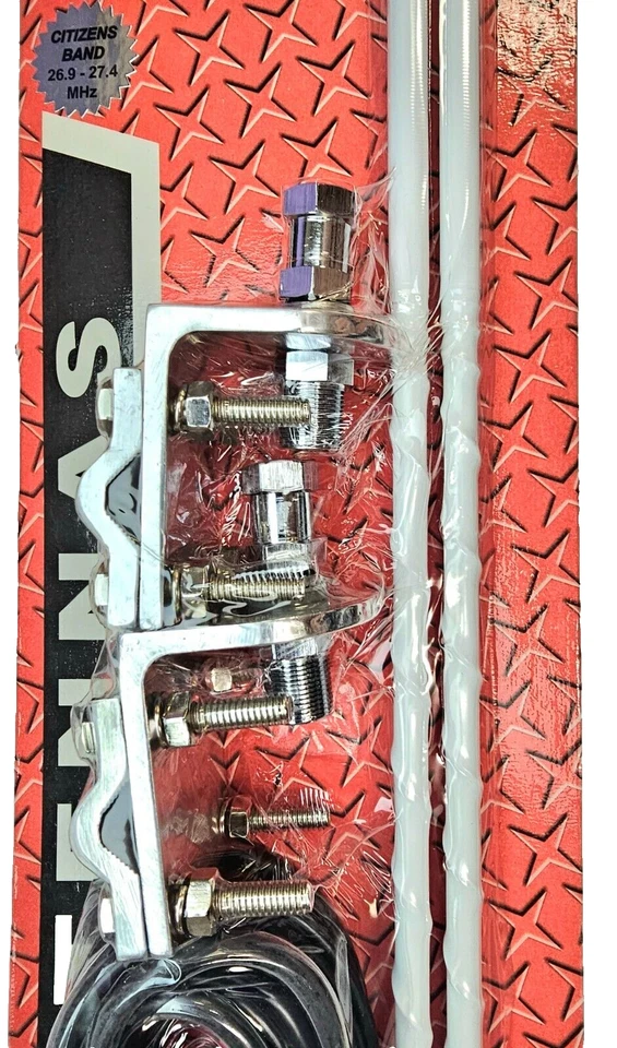 ProComm Bull Dog Antenna Kits, 2' Dual Fiberglass Antenna Kit w/ Mirror Mount - Image 3 of 4