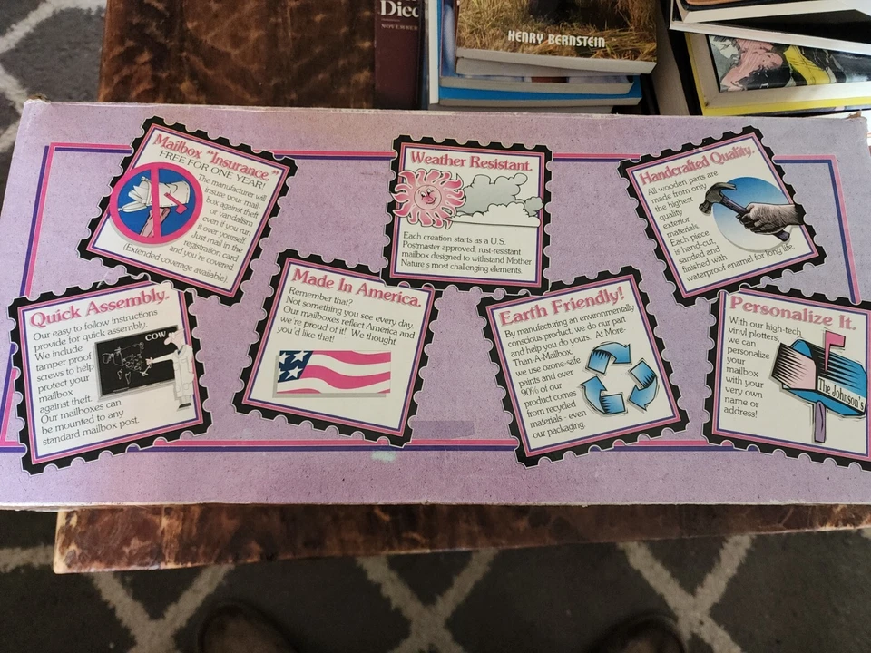 More Than A Mailbox Metal Sheep Mailbox 1995 Vintage NIB - Image 3 of 4