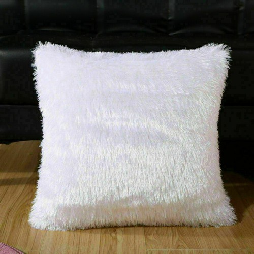Fluffy Fur Plush Pillow Case Shaggy Home Sofa Decor Soft Cushion Cover Throw AU - Picture 15 of 40