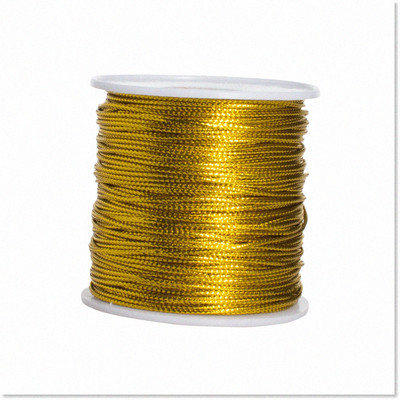Gold Metallic Bakers Twine - High-Quality 109 Yards for DIY Present Making - Dec