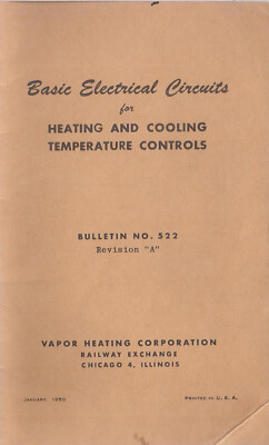 Basic Electrical Circuits for Heating and Cooling Temperature Controls Pamphlet