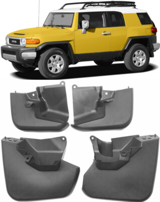 Genuine Front & Rear Splash Guards Mud Flaps For 2007-2014 Toyota