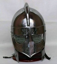 Viking Medieval 18 Steel Gauge Mail Chain Armor Chainmail Helmet Gift