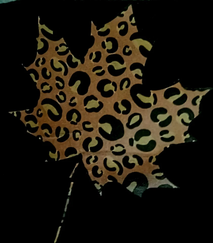 Gorro Ajustable Bebé/Niños Otoño Invierno Slouch con Hoja Estampado de Guepardo 6m-5 años Foto 3 de 4