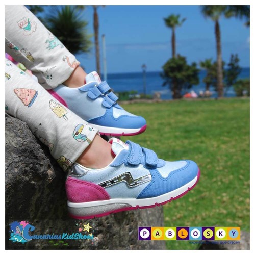 🌷 Tenis Deportivas Niña AZUL y ROSA marca PABLOSKY ⭐ Zapatillas Torello | eBay