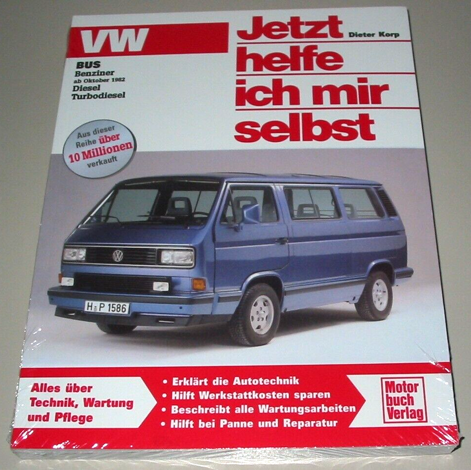 Reparaturanleitung VW Bus Bulli T 3 Transporter T3 Caravelle ab 1982 Buch NEU!