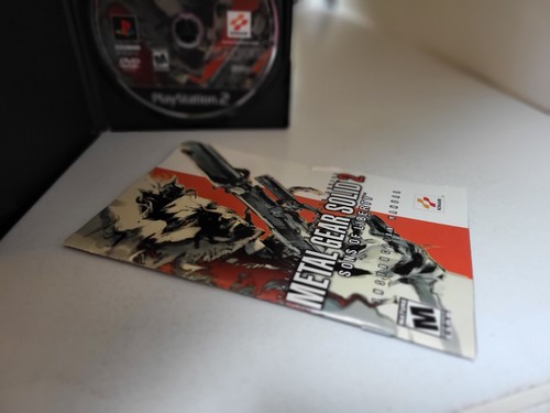 Metal Gear Solid 2  Sons of Liberty PS2 CIB W/Reg Card + Manual  (VGood )#K27 - Picture 6 of 19