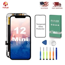 For iPhone 12 Mini Screen Replacement LCD Digitizer +Tools Kit+Screen Protector