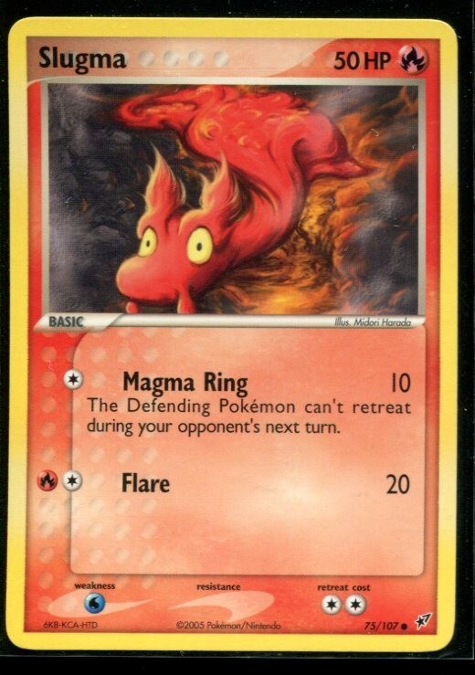 Slugma - ex Deoxys 75/107 2005 NM Pokemon