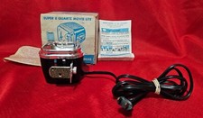 NIB Super 8 Quartz Movie Light Original Box And Paperwork Model 709 TESTED/WORKS