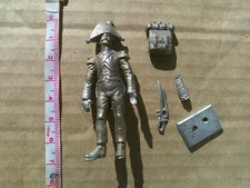 Stadden or similar, Napoleonic French officer unpainted lead figure 54mm
