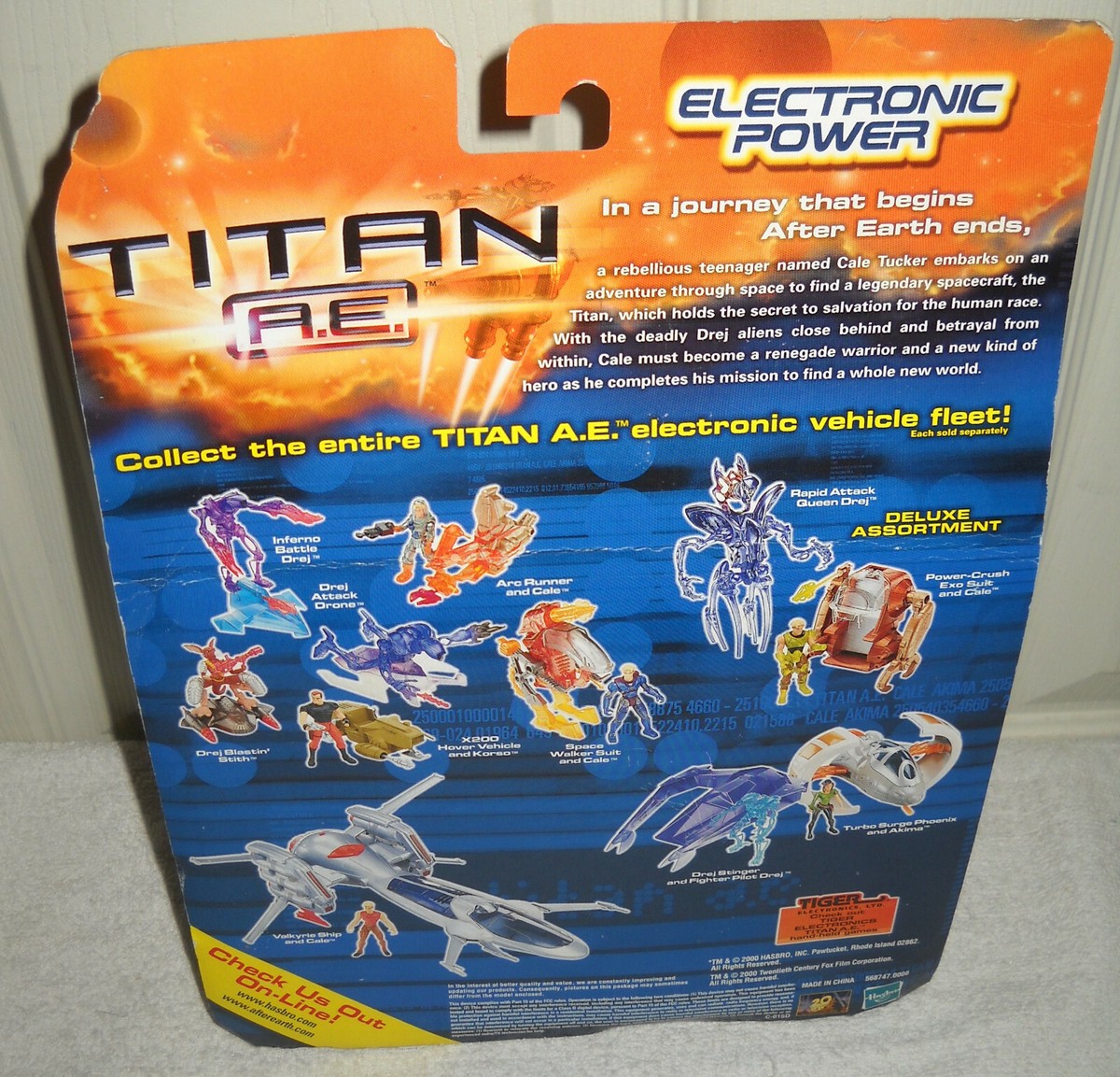 オブスキュアJapan technology エメラルド 11009 NOC Vintage Hasbro Titan A.E. Deluxe Power Crush Exo Suit
