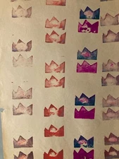 Tres Beau Tampon Encre Papier Art 1979 Supports Surfaces  No Pincemin No Viala