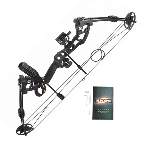 Adjustable 30-60lbs Compound Bow Set Archery Hunting Right Left Shooting Fishing - Picture 10 of 42