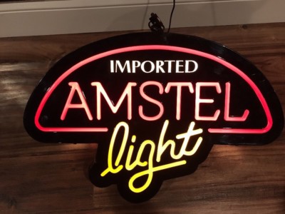 AMSTEL Light サインプレート 看板 Vintage ImportedAmstel Light Beer Lighted Sign - Vintage 1990's | eBay