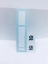 Hot Wheels Redline (TNT-BIRD STRIPES + #) **WHITE**