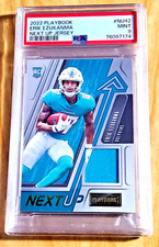 2022 Panini Playbook Next Up Jersey Patch ERIK EZUKANMA #NU42 PSA 9 Mint Rookie