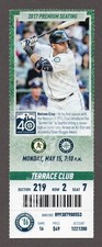 2017 Seattle Mariners vs Oakland Athletics 5/15 MINT CLUB Ticket NELSON CRUZ