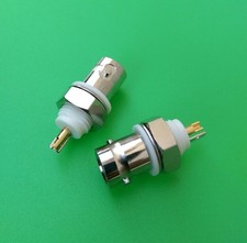  2 PCS BNC Female Isolated Ground Bulkhead Connector - USA Seller