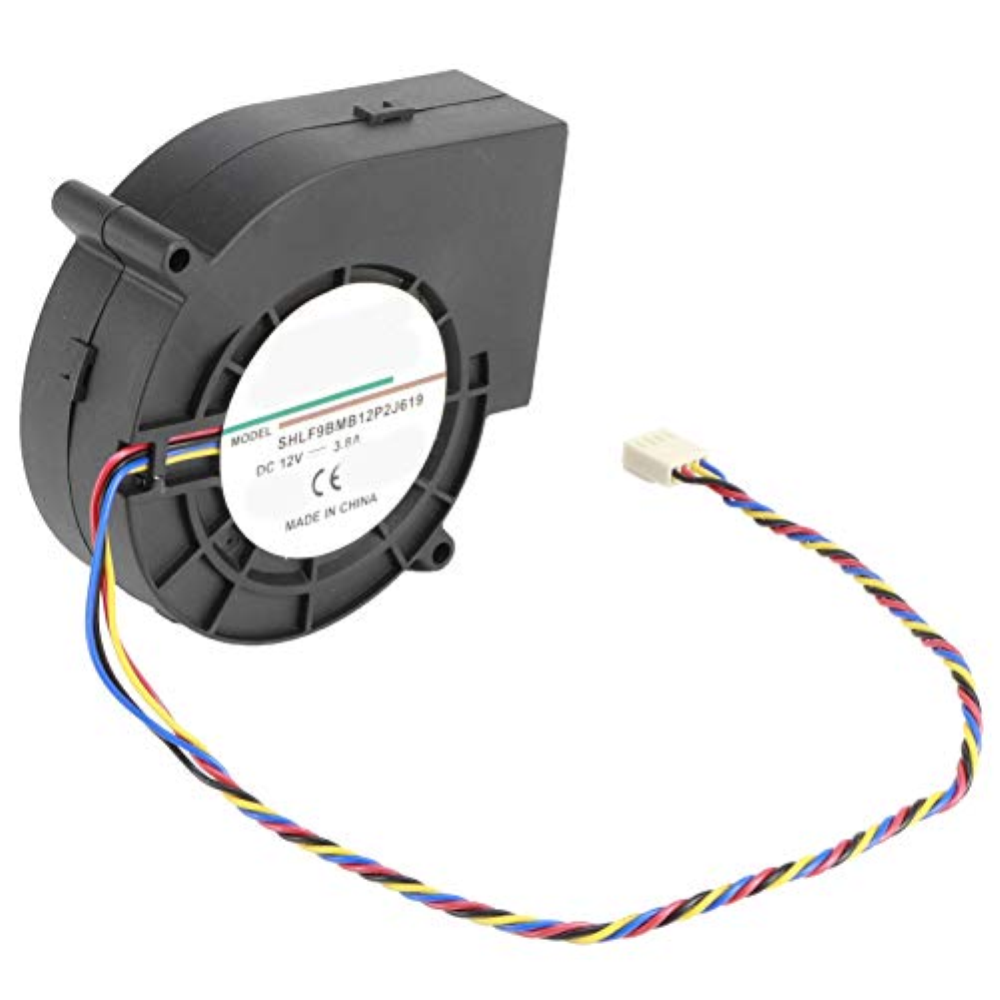 Ventilatore, 12V 3.8A 190CFM 45.6W 7500 RPM Ventilatore centrifugo Doppio cuscin