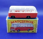 Lesney Matchbox Car Series #68 Mercedes Coach Bus with Original Box