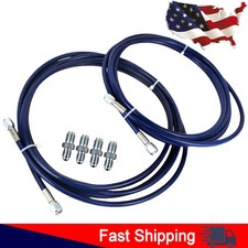 For 1996-2000 Honda Civic Ek Stainless Rear Flexible Brake Lines Replacement Kit For 1996-2000 Honda Civic Ek Stainless Rear Flexible Brake Lines Replacement Kit