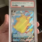 Pokémon Surfing Pikachu VMAX 009/025 Celebrations Full Art Holo Ultra Rare PSA 9