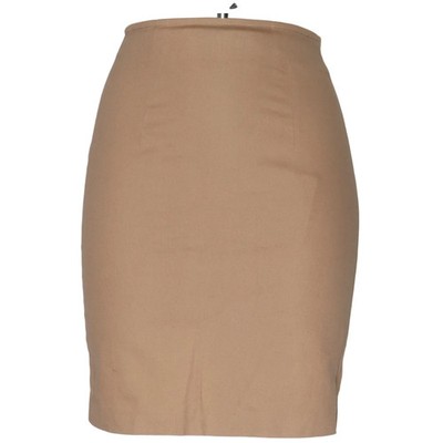 Stefanel, Rock, Größe: 38, Beige, Baumwolle/Elasthan, Einfarbig, Damen #rKo