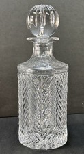 RALPH LAUREN Round CRYSTAL HERRINGBONE DECANT...