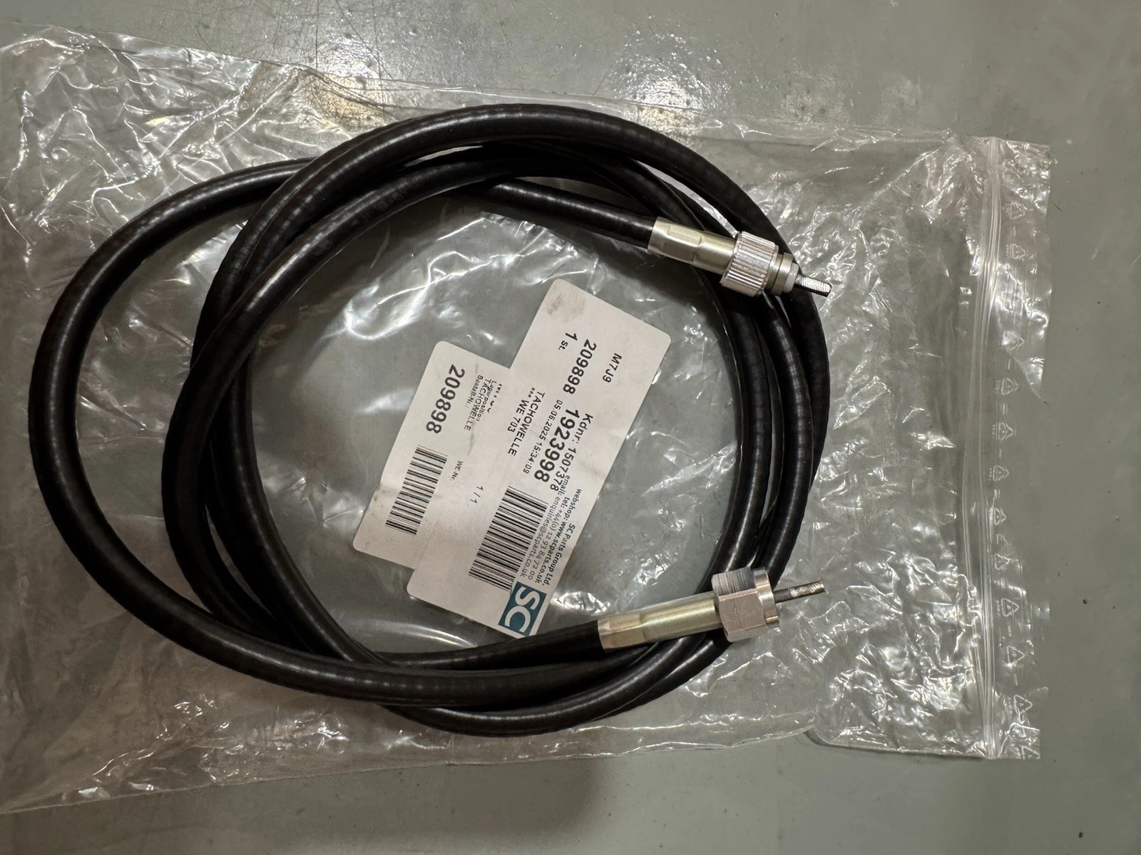 SC Parts Speedometer Cable For Jaguar Mark II 68' Length 209898 Brand New 3