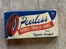 Peerless Imperial Co. Rubber Twirler Rings For Typists Comfort Vintage 2 Per Pk thumbnail