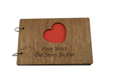1 Year Our Story So Far - Scrapbook Photo album or Notebook Idea For 1st Anni...