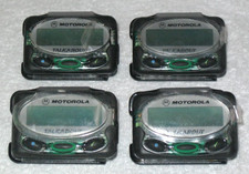 Lot of 4 Vintage Motorola Talkabout Pagers / Beepers Belt Clip Powers On AS IS
