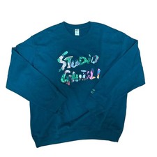 Studio Ghibli Totoro UNIQLO Sweatshirt Green Cartoon Retro Used