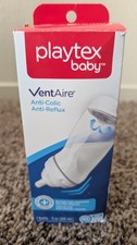 Playtex VentAire 9 Oz Anti-Colic/Reflux Air Free Feeding New Baby Bottle In Box